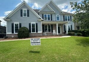 A large home with new high-efficiency windows in Dacula, GA.